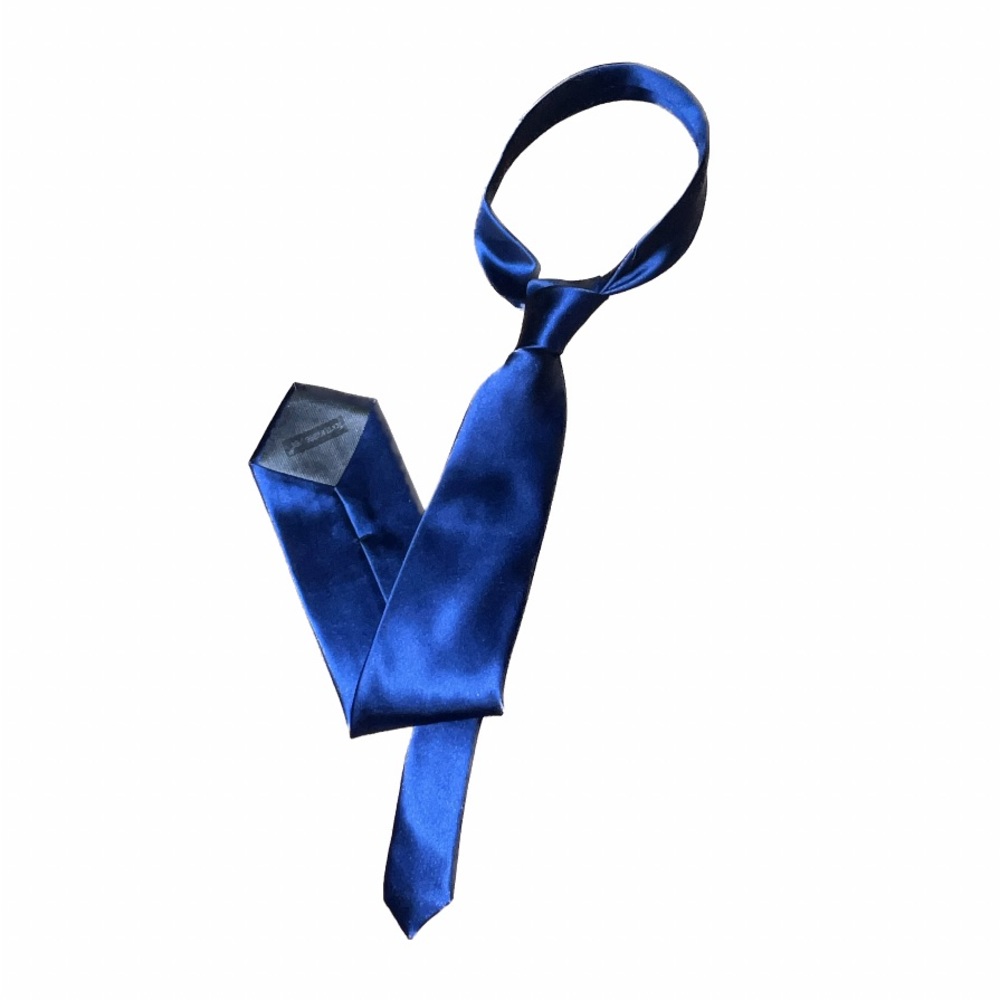 🍀🍀🍀 Fortunatever- tie for man , Solid Royal Blue . (Large )
